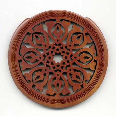 01 mahogany with classic rosette