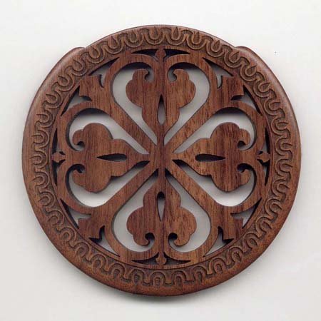 03 walnut with gothic rosette