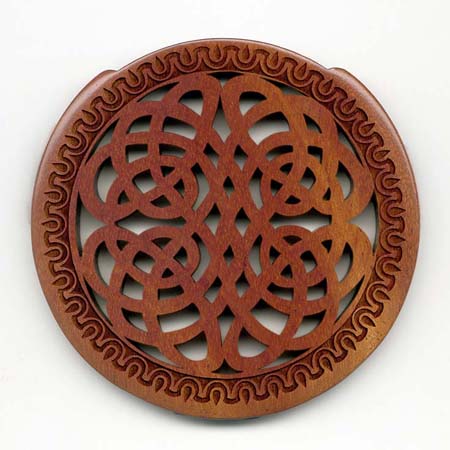 04 mahogany with gothic rosette