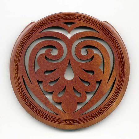 05 mahogany with classic rosette