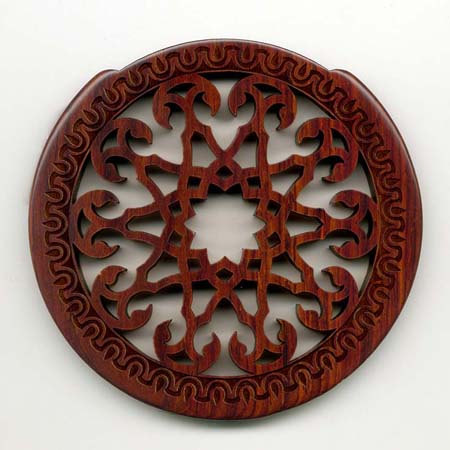 07 cocobolo with gothic rosette