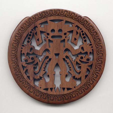 08 walnut with gothic rosette