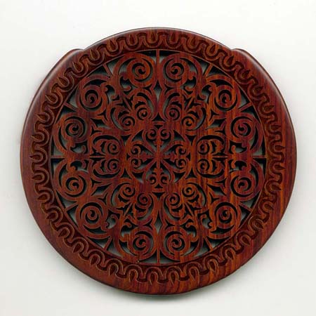10 cocobolo with gothic rosette