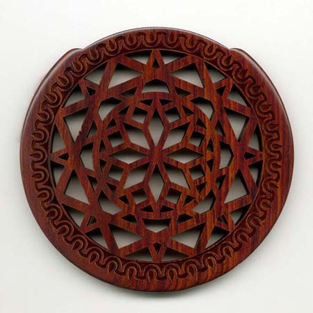11 cocobolo with gothic rosette
