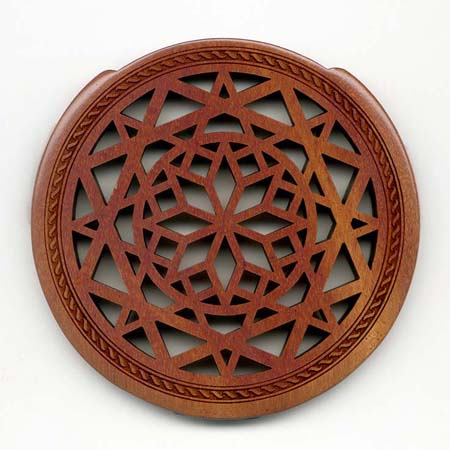 11 mahogany with classic rosette