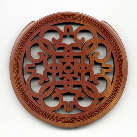 13 mahogany with classic rosette
